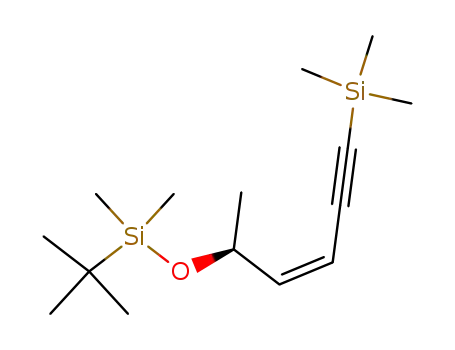 (1,1-dimethylethyl)dimethyl<(1S,2Z)-<(1-methyl-5-trimethylsilyl)-2-penten-4-ynyl>oxy>silane