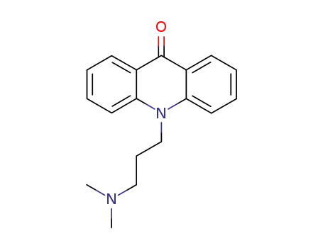 Molecular Structure of 2307-88-2 (10-(3-dimethylaminopropyl)acridin-9-one)