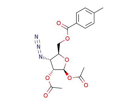 3-Azido-1,2-di-O-acetyl-5-O-(4-methylbenzoyl)-3-deoxy-beta-D-ribofuranose