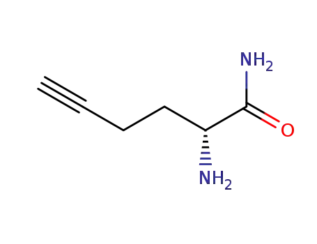 (R)-2-amino-5-hexynoic acid amide