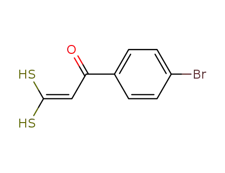 2-Propen-1-one, 1-(4-bromophenyl)-3,3-dimercapto-