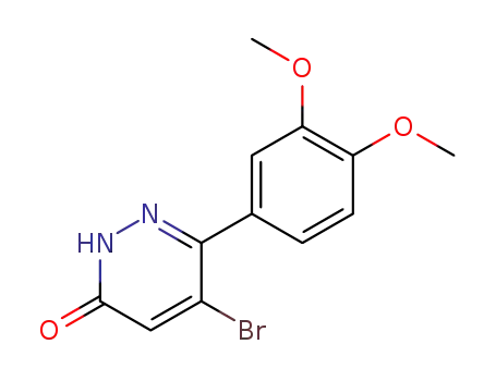 5-bromo-6-(3',4'-dimethoxyphenyl)-3(2H)-pyridazinone