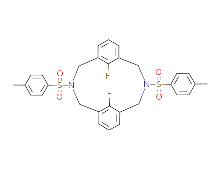 9,18-difluoro-N,N'-ditosyl-2,11-diaza[3.3]metacyclophane