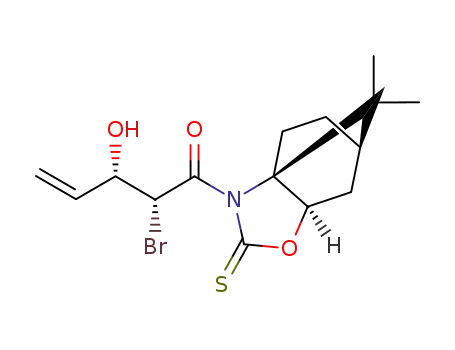 N-[(2R,3S)-2-bromo-3-hydroxy-4-pentenoyl]-(1S,5R,7R)-10,10-dimethyl-3-thioxo-2-aza-4-oxatricyclo[6.2.1.0<sup>1,5</sup>]decane