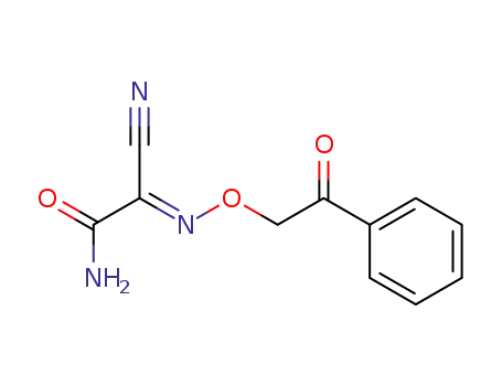 Acetamide, 2-cyano-2-[(2-oxo-2-phenylethoxy)imino]-, (E)-