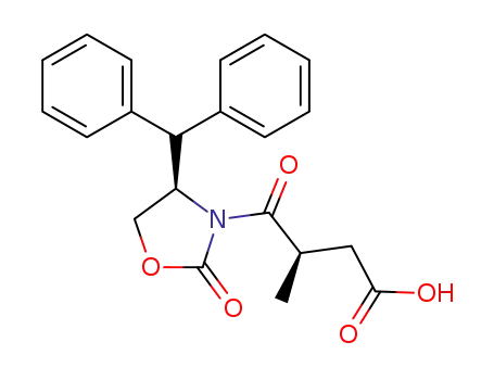 (R)-4-((R)-4-Benzhydryl-2-oxo-oxazolidin-3-yl)-3-methyl-4-oxo-butyric acid