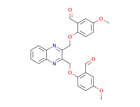 2,3-bis[(4-methoxy-2-formylphenoxy)methyl]quinoxaline