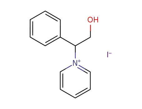 Pyridinium,1-(2-hydroxy-1-phenylethyl)-, iodide (1:1) cas  6323-47-3