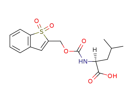 Molecular Structure of 197245-21-9 (N-BSMOC-L-LEUCINE)