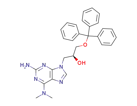 (S)-1-(2-Amino-6-dimethylamino-purin-9-yl)-3-trityloxy-propan-2-ol