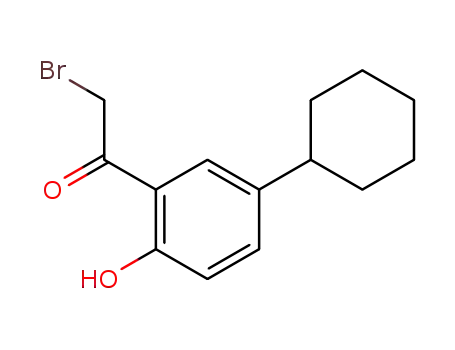 Ethanone, 2-bromo-1-(5-cyclohexyl-2-hydroxyphenyl)-