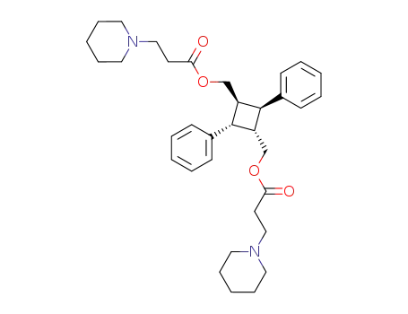 (2α,4β-Diphenylcyclobutane-1α,3β-diyl)dimethyl bis(3-piperidinopropionate)
