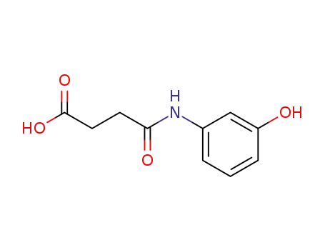 Molecular Structure of 16141-43-8 (4-[(3-hydroxyphenyl)amino]-4-oxobutanoic acid)