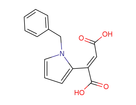Molecular Structure of 97976-18-6 ((1-benzyl-pyrrol-2-yl)-fumaric acid)
