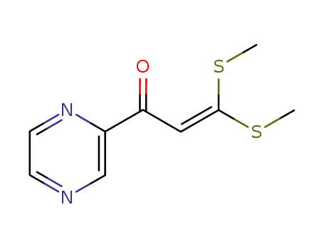 2-Propen-1-one, 3,3-bis(methylthio)-1-pyrazinyl-