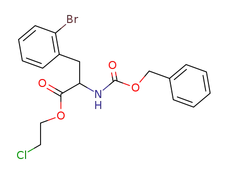 Z-(RS)-Phe(2Br)-OCH<sub>2</sub>CH<sub>2</sub>Cl