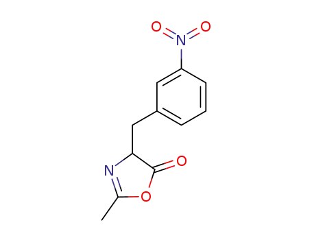 2-methyl-4-(3-nitro-benzyl)-4<i>H</i>-oxazol-5-one