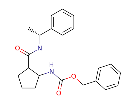 [2-((R)-1-Phenyl-ethylcarbamoyl)-cyclopentyl]-carbamic acid benzyl ester