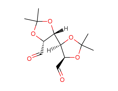 Molecular Structure of 280745-38-2 (L-manno-Hexodialdose, 2,3:4,5-bis-O-(1-methylethylidene)-)