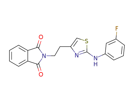 2-{2-[2-(3-fluoro-phenylamino)-thiazol-4-yl]-ethyl}-isoindole-1,3-dione