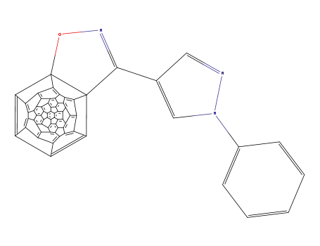C<sub>60</sub>CNOC<sub>3</sub>H<sub>2</sub>N<sub>2</sub>C<sub>6</sub>H<sub>5</sub>