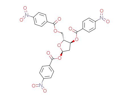 tris-<i>O</i>-(4-nitro-benzoyl)-α-D-<i>erythro</i>-2-deoxy-pentofuranose