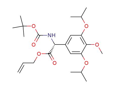 (R)-tert-Butoxycarbonylamino-(3,5-diisopropoxy-4-methoxy-phenyl)-acetic acid allyl ester
