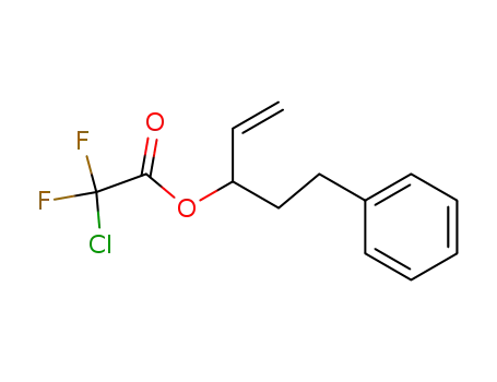 Molecular Structure of 220432-14-4 (5-phenyl-1-penten-3-yl chlorodifluoroacetate)