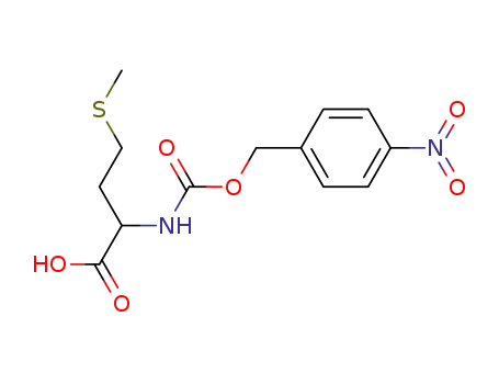 Molecular Structure of 50571-44-3 (L-Methionine, N-[[(4-nitrophenyl)methoxy]carbonyl]-)