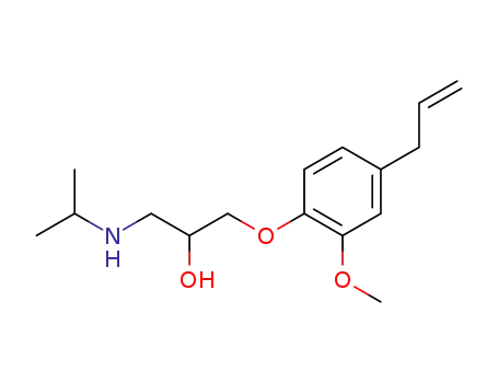 Molecular Structure of 20041-39-8 (Eugenolol)