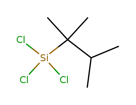Molecular Structure of 18151-53-6 (THEXYLTRICHLOROSILANE)