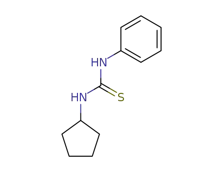 Molecular Structure of 39964-24-4 (1-cyclopentyl-3-phenylthiourea)
