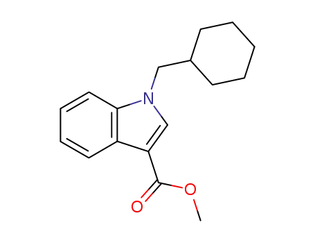 Molecular Structure of 858515-82-9 (1-(CyclohexylMethyl)-1H-indole-3-carboxylic Acid Methyl Ester)