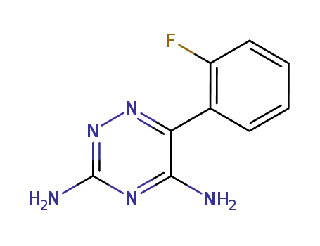 1,2,4-Triazine-3,5-diamine, 6-(2-fluorophenyl)-