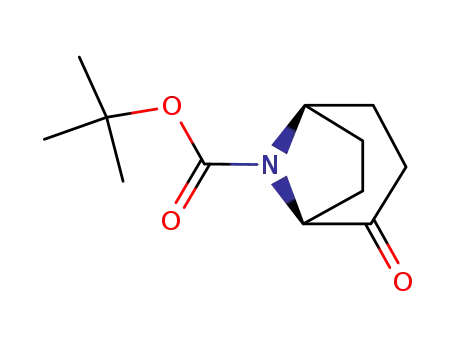 (1S,5R)-8-(tert-butyloxycarbonyl)-8-azabicyclo[3.2.1]-2-octanone