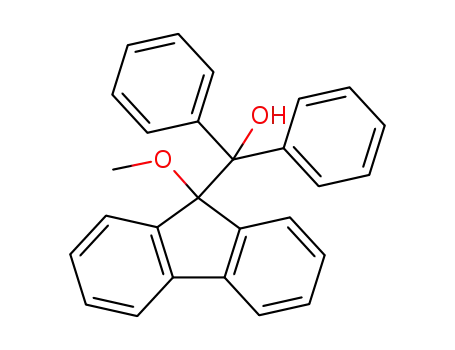hydroxy-diphenyl-(9-methoxy-fluorenyl-<sup>(9)</sup>)-methane