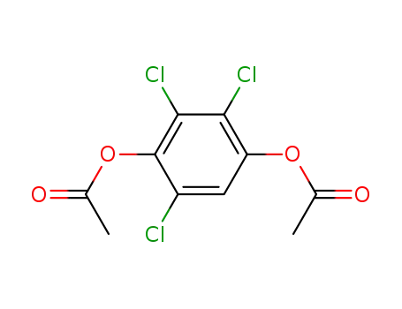 Molecular Structure of 125635-87-2 (2,3,5-trichlorohydroquinone diacetate)