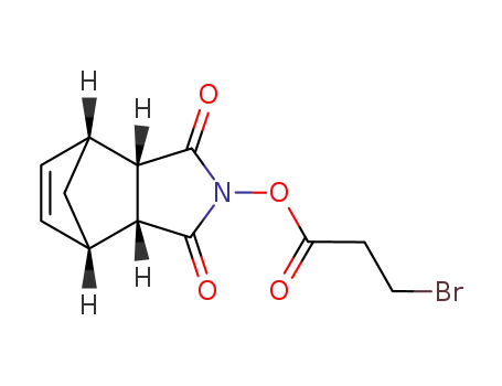 Molecular Structure of 872054-83-6 (N-hydroxy-5-norbornene-2,3-dicarboximide bromopropanoate)