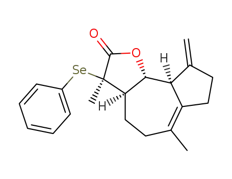 (3R,3aR,9aS,9bR)-3,6-Dimethyl-9-methylene-3-phenylselanyl-3a,4,5,7,8,9,9a,9b-octahydro-3H-azuleno[4,5-b]furan-2-one