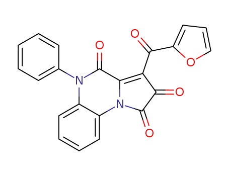 3-(2-furoyl)-5-phenyl-1,2,4,5-tetrahydropyrrolo[1,2-a]quinoxaline-1,2,4-trione