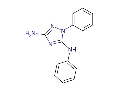 1,<i>N</i><sup>5</sup>-diphenyl-1<i>H</i>-[1,2,4]triazole-3,5-diyldiamine