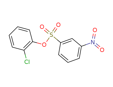 Benzenesulfonic acid, 3-nitro-, 2-chlorophenyl ester