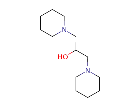 Molecular Structure of 13429-29-3 (1,3-di(piperidin-1-yl)propan-2-ol)