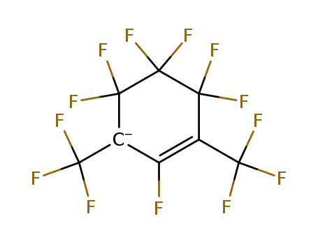 perfluoro-1,3-dimethylcyclohex-1-en-3-yl anion