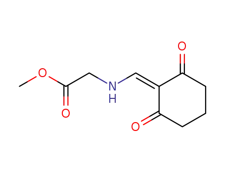 Molecular Structure of 606976-36-7 (Glycine, N-[(2,6-dioxocyclohexylidene)methyl]-, methyl ester (9CI))