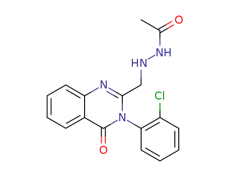 Acetic acid,
2-[[3-(2-chlorophenyl)-3,4-dihydro-4-oxo-2-quinazolinyl]methyl]hydrazide
