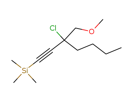 3-chloro-3-methoxymethyl-1-trimethylsilyl-1-heptyne