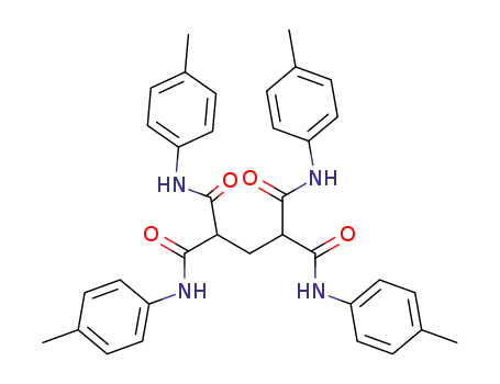 Molecular Structure of 10390-05-3 (1,1,3,3-Propanetetracarboxamide,
N,N',N'',N'''-tetrakis(4-methylphenyl)-)