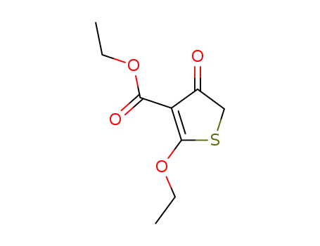 3-Thiophenecarboxylicacid,2-ethoxy-4,5-dihydro-4-oxo-,ethylester(9CI)
