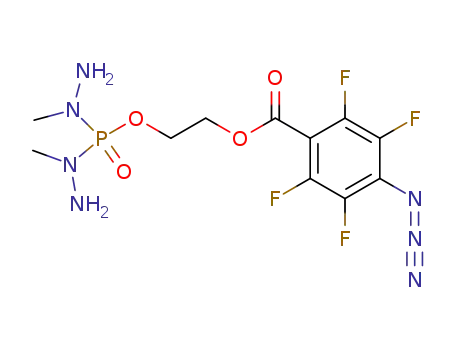 Molecular Structure of 197070-57-8 (C<sub>11</sub>H<sub>14</sub>F<sub>4</sub>N<sub>7</sub>O<sub>4</sub>P)